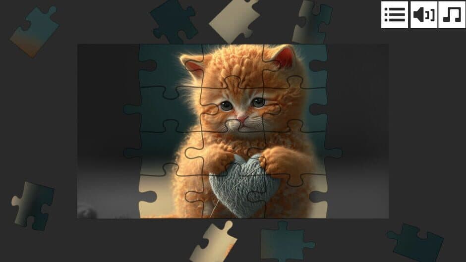 Скриншот 1 из Cat Jigsaw Puzzle Games: Expansion Pack 1