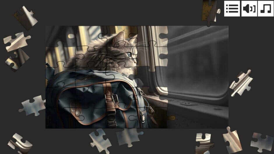 Скриншот 3 из Cat Jigsaw Puzzle Games: Expansion Pack 1