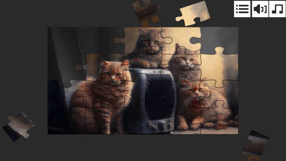 Скриншот 5 из Cat Jigsaw Puzzle Games: Expansion Pack 1