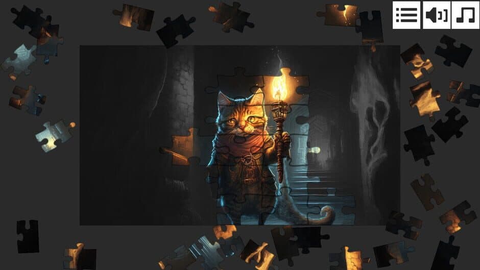 Скриншот 6 из Cat Jigsaw Puzzle Games: Expansion Pack 1