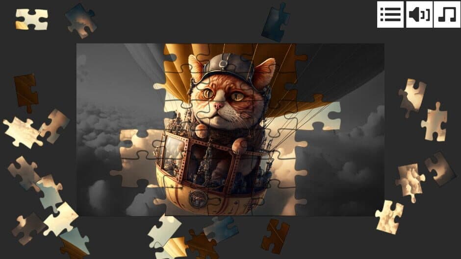 Скриншот 4 из Cat Jigsaw Puzzle Games: Expansion Pack 3