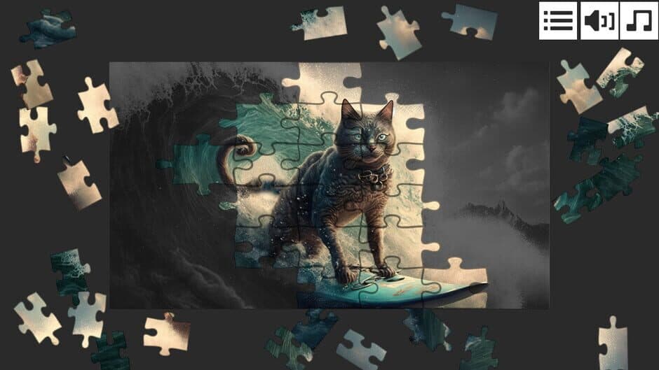 Скриншот 5 из Cat Jigsaw Puzzle Games: Expansion Pack 3