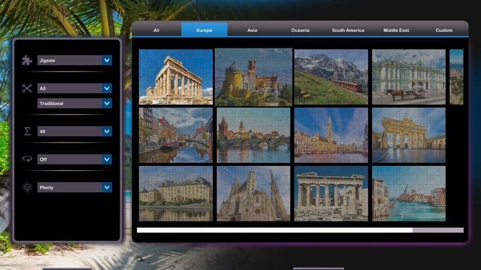 Скриншот 2 из Let's Play Jigsaw Puzzles: A Journey Across Continents