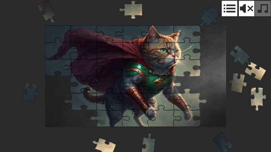 Скриншот 3 из Cat Jigsaw Puzzle Games: Expansion Pack 7