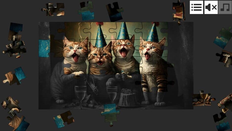 Скриншот 5 из Cat Jigsaw Puzzle Games: Expansion Pack 7