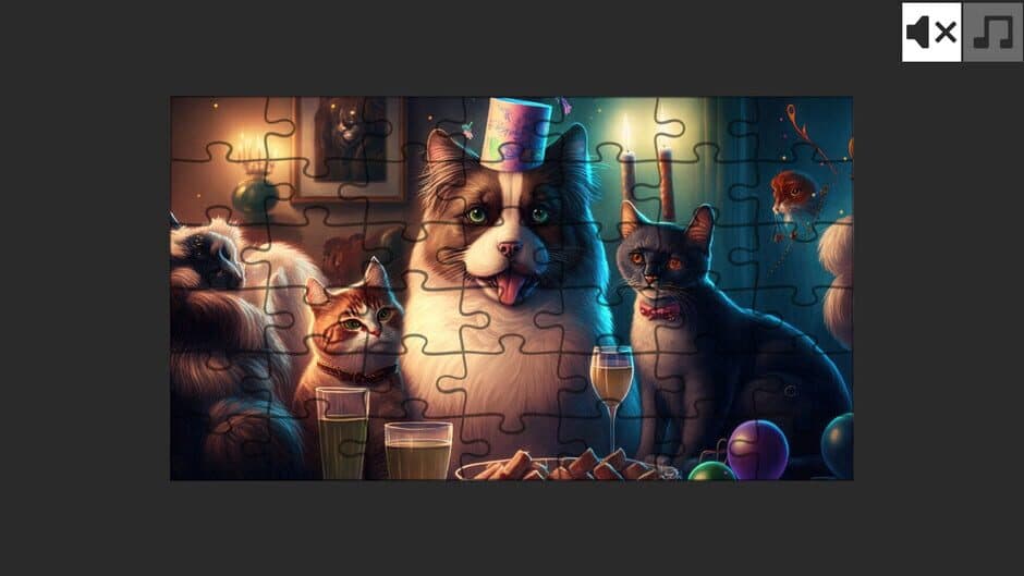 Скриншот 1 из Cat Jigsaw Puzzle Games: Expansion Pack 7