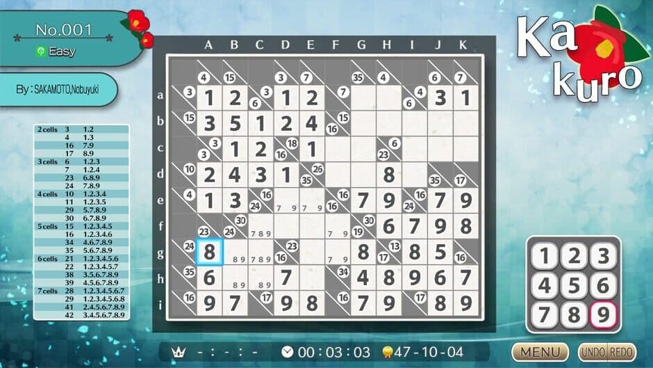 Скриншот 6 из Puzzle by Nikoli S Kakuro