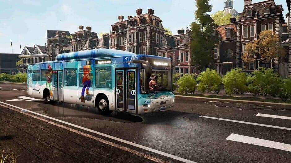 Скриншот 9 из Bus Simulator 21: Next Stop - Christmas Skin Pack