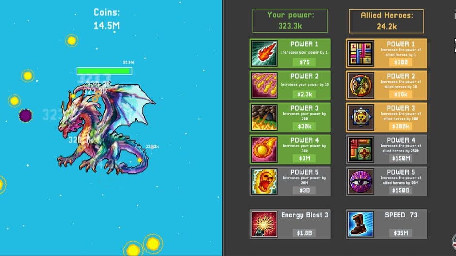 Скриншот 1 из Idle Dragon Clicker: Expansion Pack 2
