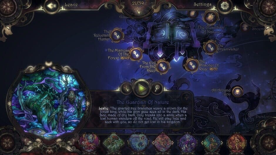 Скриншот 1 из Glass Masquerade 2: Illusions - Scaryfolks Puzzle Pack