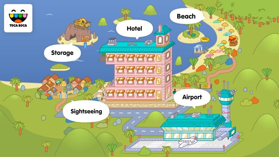 Скриншот 2 из Toca Life: Vacation