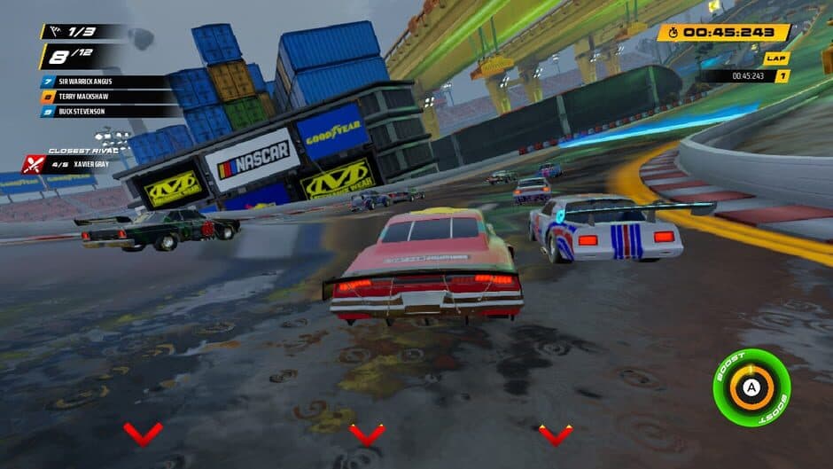 Скриншот 1 из NASCAR Arcade Rush: Project-X Edition