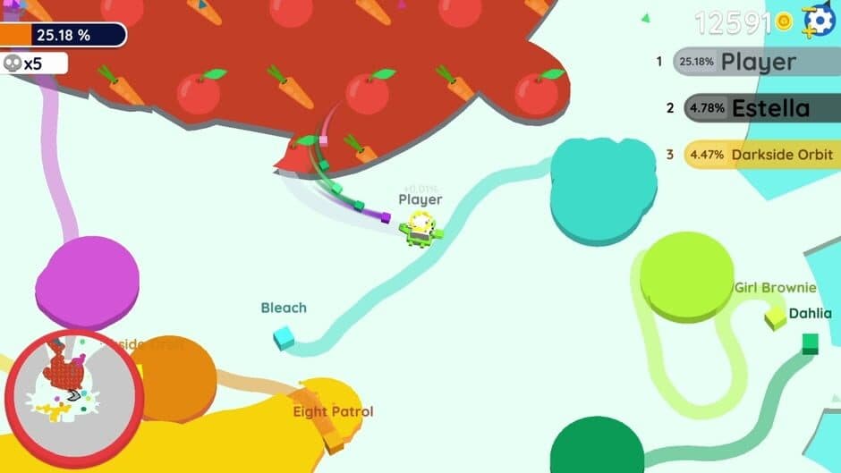 Скриншот 6 из Paper io 2: Animals DLC