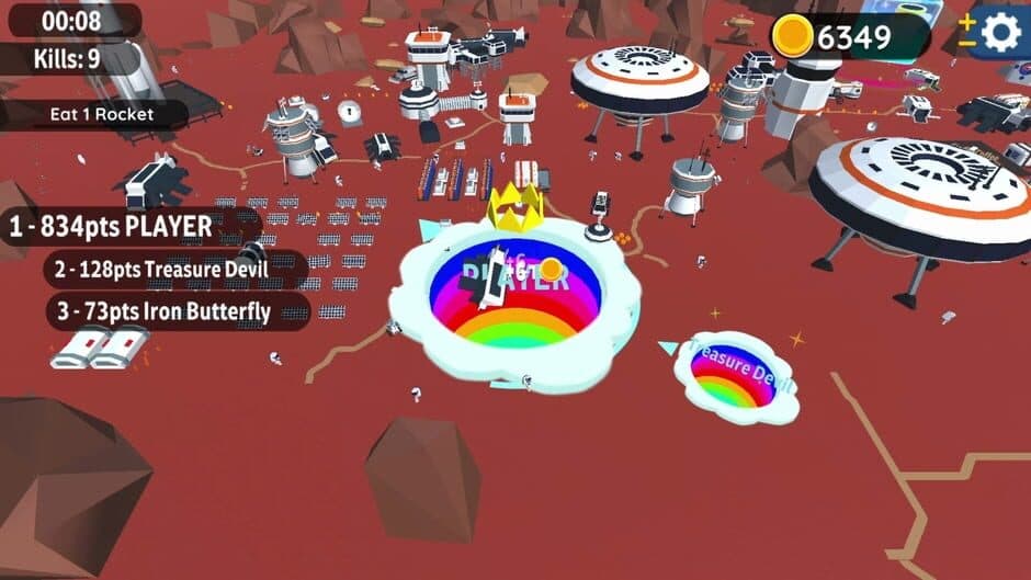 Скриншот 4 из Hole io: Red Planet DLC