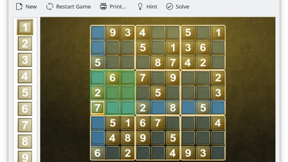 Скриншот 1 из KSudoku