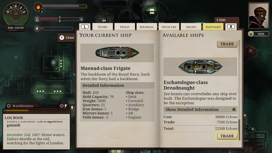 Скриншот 2 из Sunless Sea: Zubmariner Edition