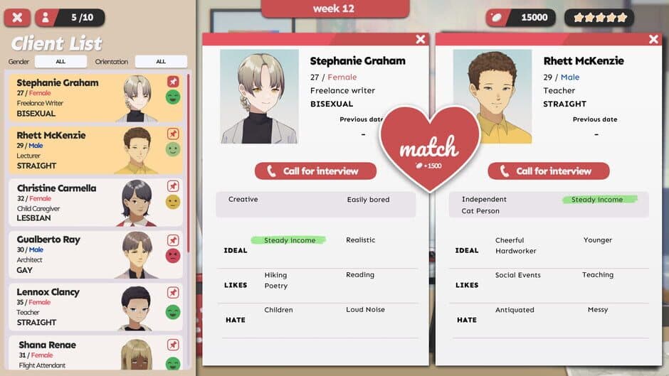 Скриншот 5 из Matchmaker Agency
