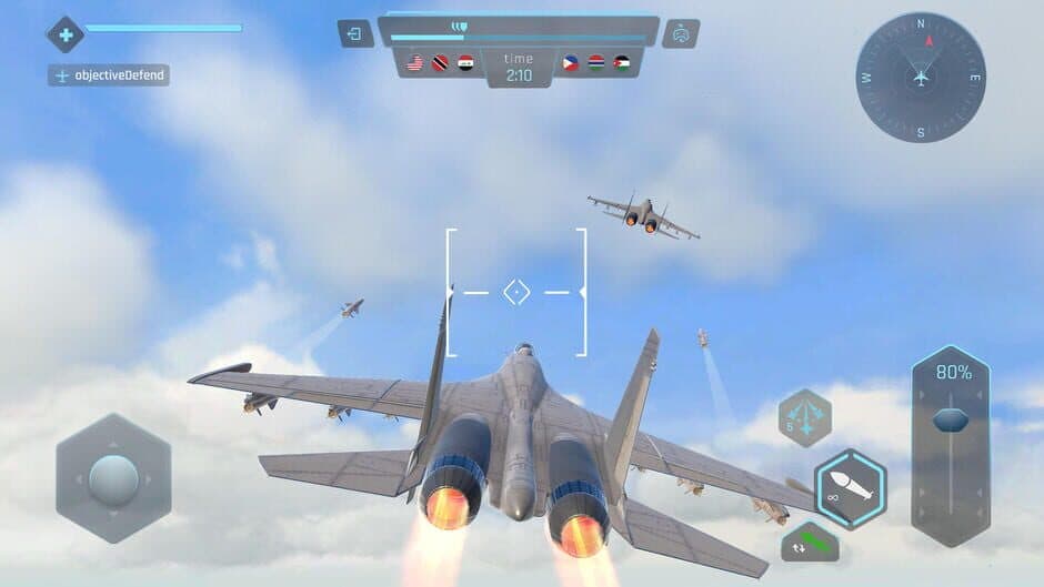 Скриншот 1 из Sky Warriors: Airplane Games
