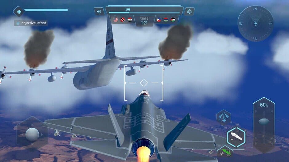 Скриншот 2 из Sky Warriors: Airplane Games