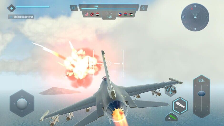 Скриншот 7 из Sky Warriors: Airplane Games