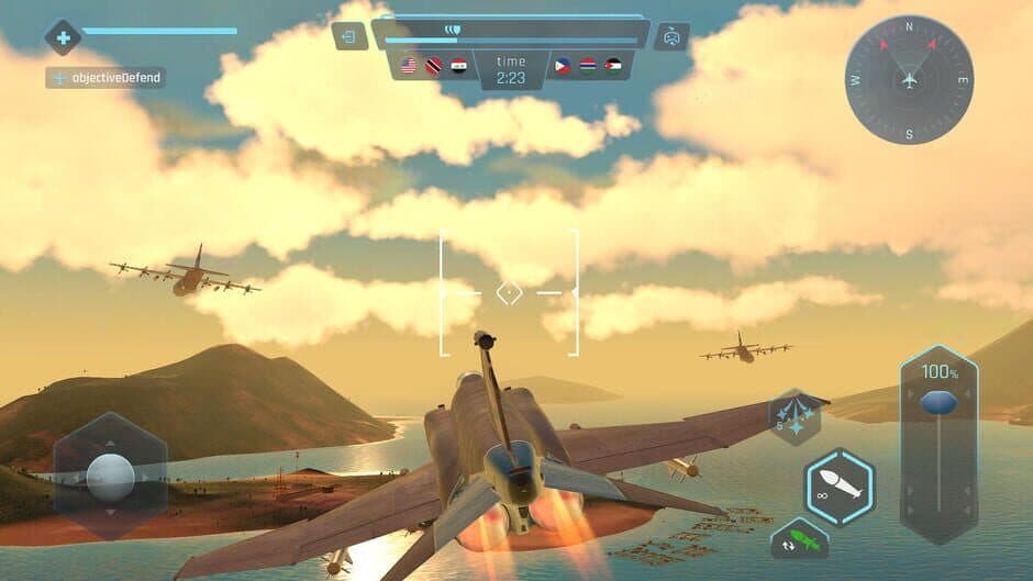 Скриншот 8 из Sky Warriors: Airplane Games
