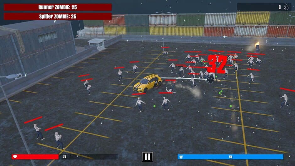 Скриншот 2 из Drift Cars Zombie Crusher