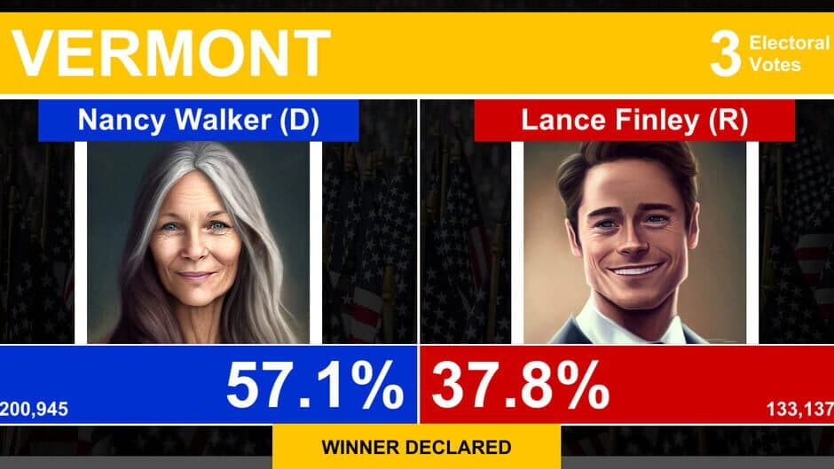 Скриншот 7 из 2024 U.S. Election Simulator