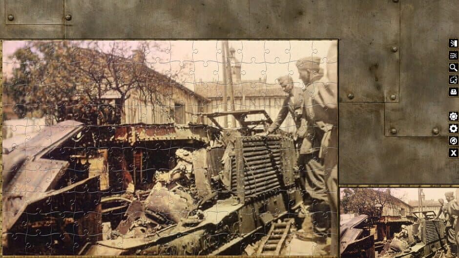 Скриншот 1 из Pixel Puzzles WW2 Jigsaw: French Tanks