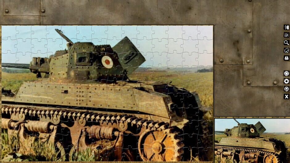Скриншот 4 из Pixel Puzzles WW2 Jigsaw: French Tanks