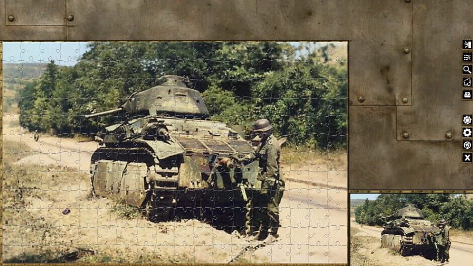 Скриншот 9 из Pixel Puzzles WW2 Jigsaw: French Tanks