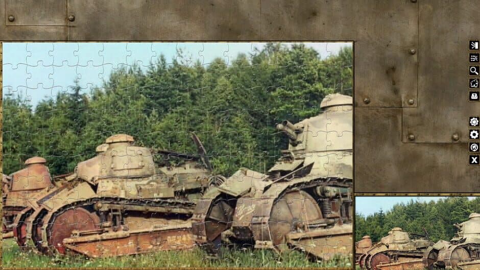 Скриншот 11 из Pixel Puzzles WW2 Jigsaw: French Tanks