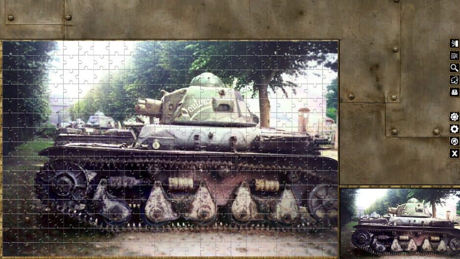 Скриншот 12 из Pixel Puzzles WW2 Jigsaw: French Tanks