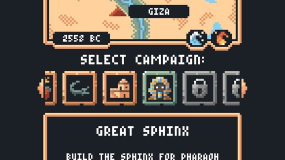 Скриншот 6 из Tiny Pharaoh: Pixel Strategy