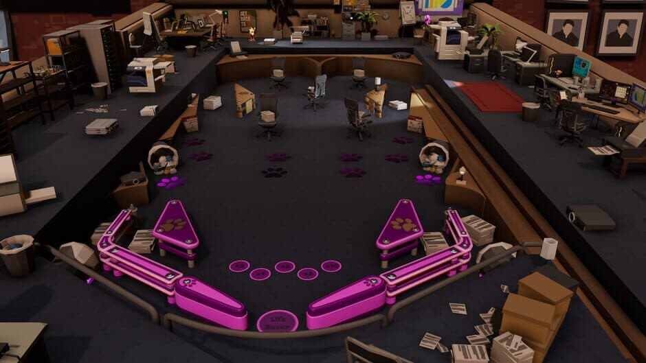 Скриншот 4 из Roxy Raccoon's Pinball Panic: Workplace Worries