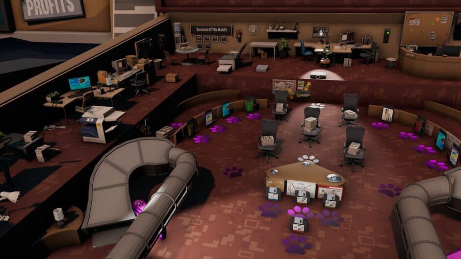 Скриншот 1 из Roxy Raccoon's Pinball Panic: Workplace Worries