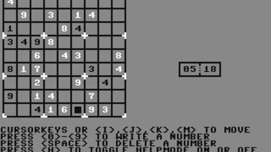 Скриншот 1 из GNU Sudoku 64