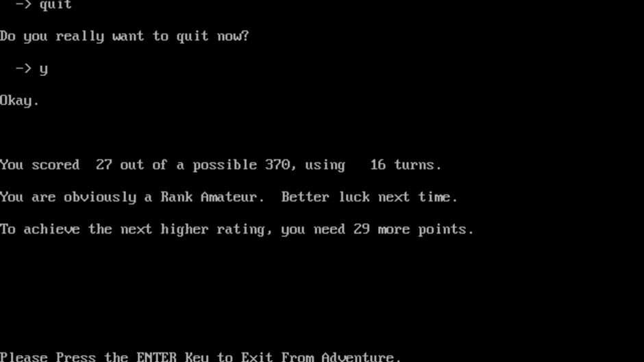 Скриншот 1 из Colossal Cave Adventure