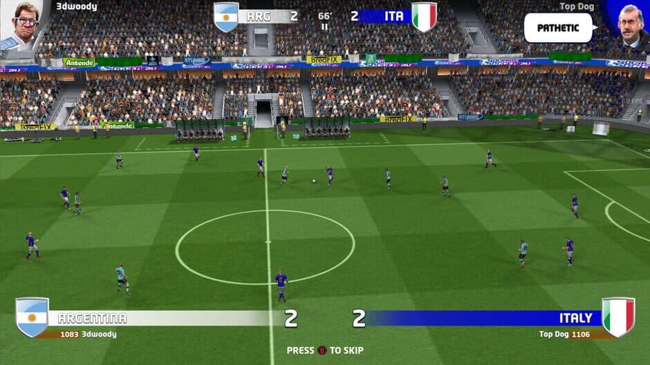 Скриншот 1 из Sociable Soccer 24