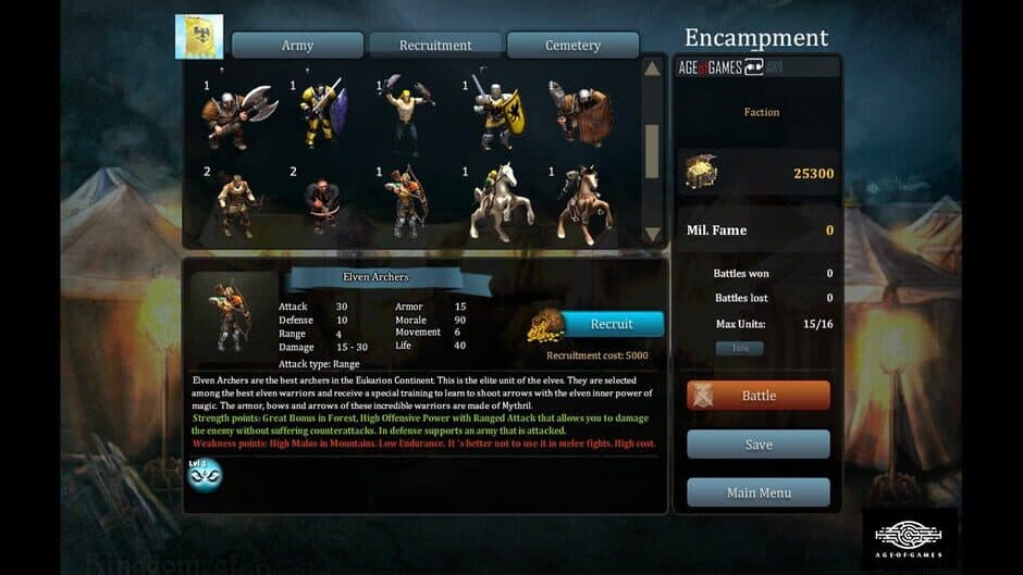Скриншот 2 из Fantasy Kommander: Eukarion Wars