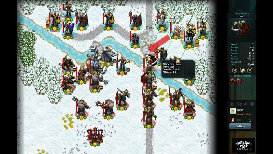 Скриншот 3 из Fantasy Kommander: Eukarion Wars