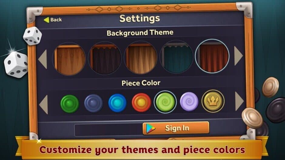 Скриншот 4 из Backgammon Deluxe