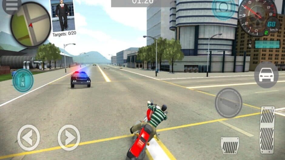 Скриншот 1 из Gangster City Cruise - Mobster Crime Shooter