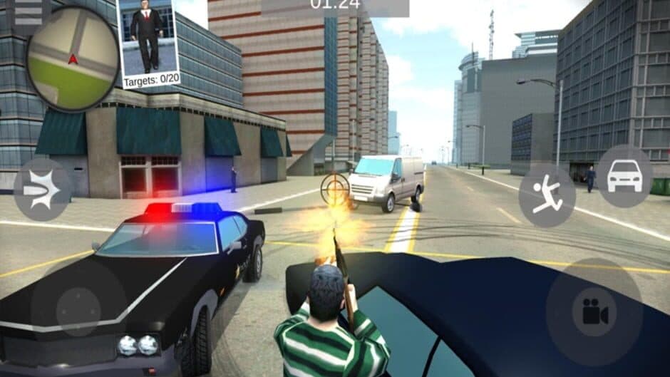 Скриншот 2 из Gangster City Cruise - Mobster Crime Shooter