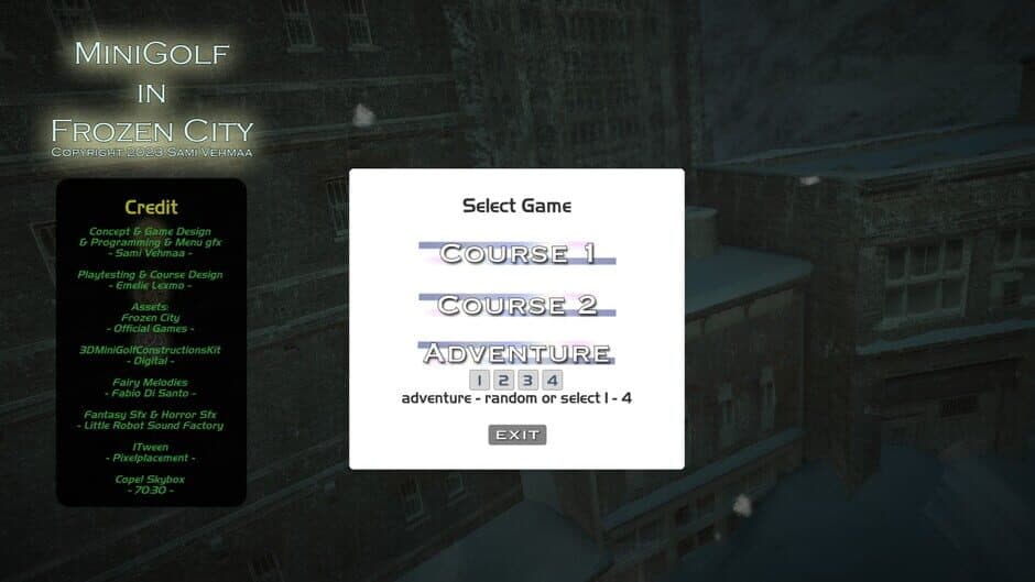 Скриншот 4 из MiniGolf in Frozen City