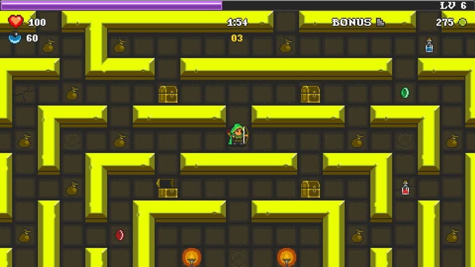 Скриншот 4 из Pixel Descent