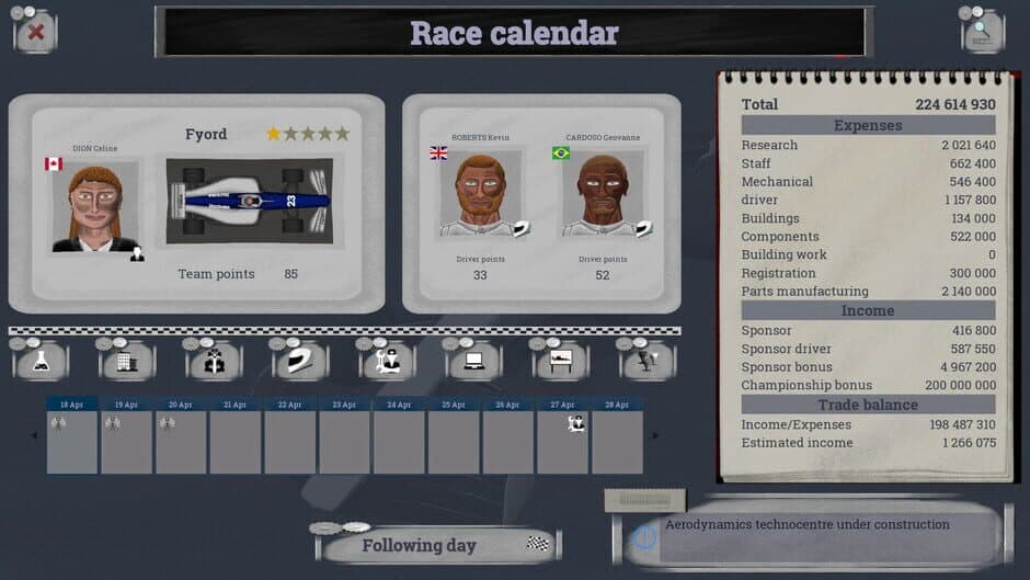 Скриншот 1 из Race Manager