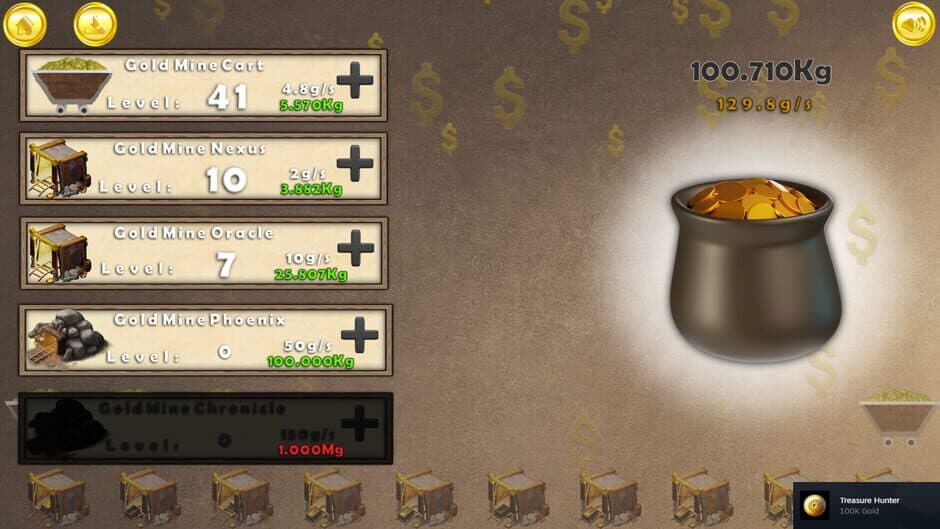 Скриншот 3 из Gold Rush Clicker