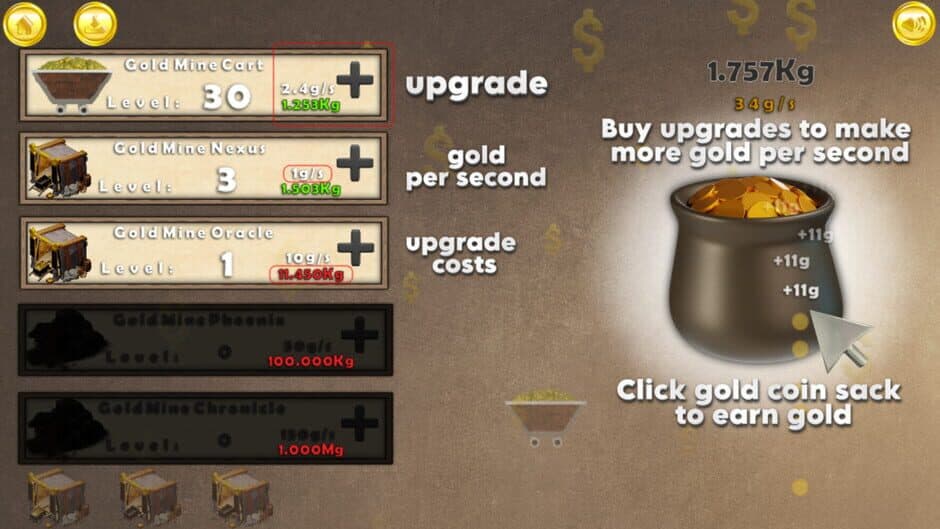 Скриншот 5 из Gold Rush Clicker