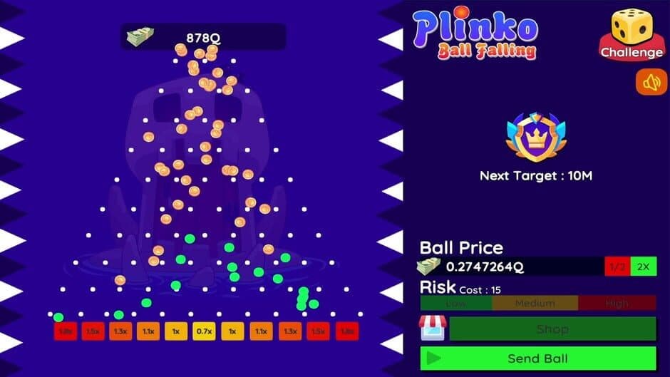 Скриншот 4 из Plinko: Ball Falling