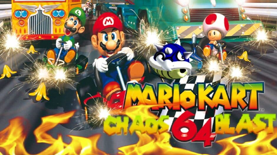 Скриншот 1 из Mario Kart 64 Chaos Blast
